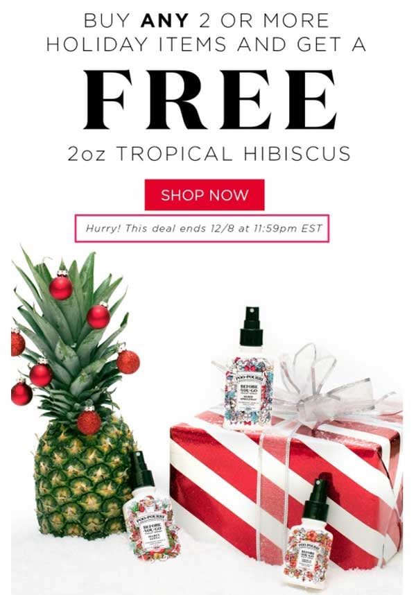 Poo Pourri Scarcity Marketing Email Example