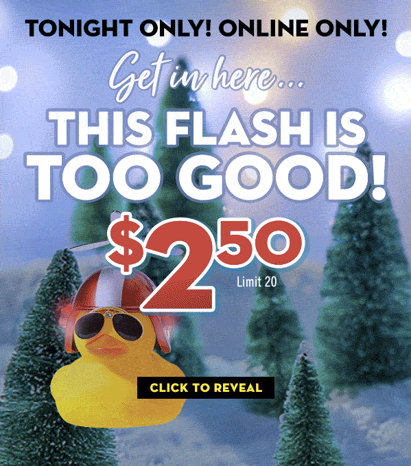 Bath and Body Works mystery flash sale email example revealing only the time and location of the sale to leverage FOMO and curiosity