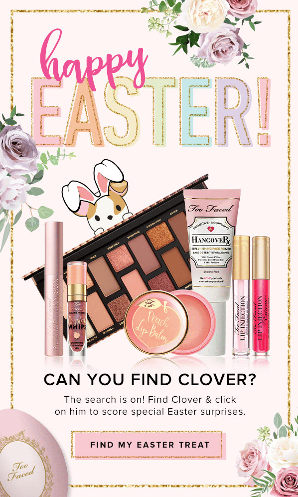 Too Faced Email Example