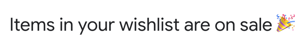 The Iconic Shop Subject Line